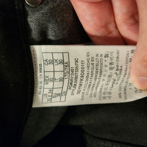 Mens guess black jeans - Picture 5 of 7